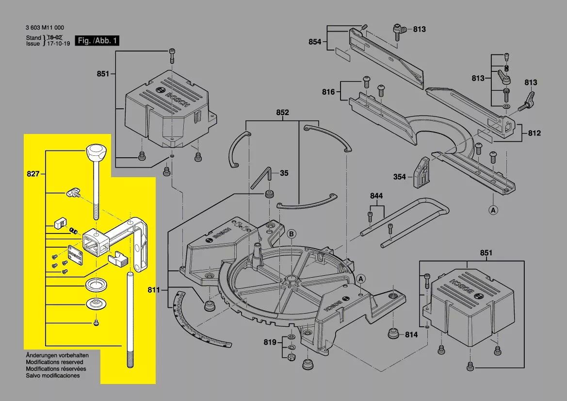 Serre-joint réf. 1 609 B01 797 Bosch